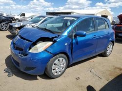 Salvage cars for sale from Copart Brighton, CO: 2009 Toyota Yaris