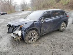 Salvage cars for sale from Copart Marlboro, NY: 2022 Toyota Highlander XLE