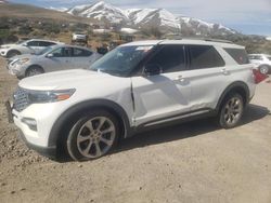Salvage cars for sale from Copart Reno, NV: 2020 Ford Explorer Platinum