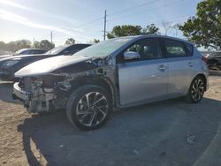 Salvage cars for sale at Riverview, FL auction: 2018 Toyota Corolla IM