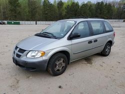 Salvage cars for sale at Gainesville, GA auction: 2003 Dodge Caravan SE