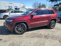 Salvage cars for sale from Copart Lyman, ME: 2018 Jeep Grand Cherokee Limited