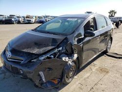 Salvage cars for sale at Martinez, CA auction: 2012 Toyota Prius V