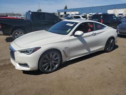 Salvage cars for sale at Woodhaven, MI auction: 2018 Infiniti Q60 RED Sport 400