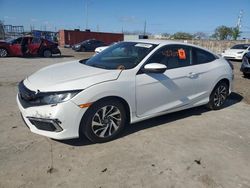 Salvage cars for sale at Homestead, FL auction: 2019 Honda Civic LX