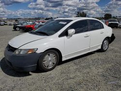 Salvage cars for sale from Copart Antelope, CA: 2007 Honda Civic Hybrid