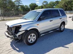 Salvage cars for sale at Fort Pierce, FL auction: 2007 Honda Pilot LX
