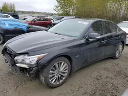 Infiniti salvage cars for sale: 2019 Infiniti Q50 Luxe