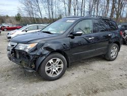 Salvage cars for sale from Copart Candia, NH: 2008 Acura MDX Technology