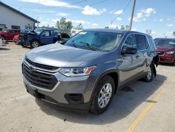 Salvage cars for sale at Pekin, IL auction: 2020 Chevrolet Traverse LS