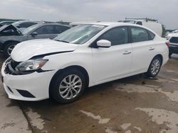 Salvage cars for sale from Copart Grand Prairie, TX: 2019 Nissan Sentra S