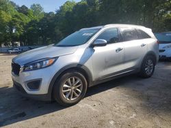 Salvage cars for sale from Copart Austell, GA: 2016 KIA Sorento LX