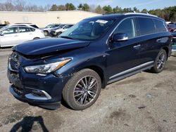 Salvage cars for sale at Exeter, RI auction: 2016 Infiniti QX60