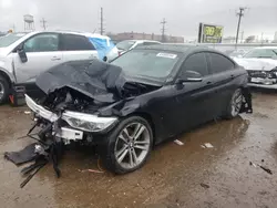 Salvage cars for sale from Copart Chicago Heights, IL: 2015 BMW 428 XI Gran Coupe Sulev