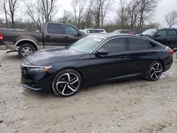 Salvage cars for sale from Copart Cicero, IN: 2022 Honda Accord Sport