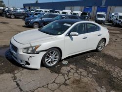 Salvage cars for sale at Woodhaven, MI auction: 2010 Nissan Maxima S