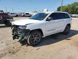 Salvage cars for sale at Oklahoma City, OK auction: 2021 Jeep Grand Cherokee Limited