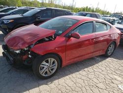 Salvage cars for sale at Cahokia Heights, IL auction: 2020 Hyundai Elantra SEL