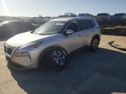 Salvage cars for sale at Grand Prairie, TX auction: 2021 Nissan Rogue SV