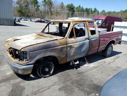 Salvage trucks for sale at Exeter, RI auction: 1995 Ford F150