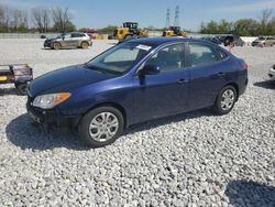 Salvage cars for sale at Barberton, OH auction: 2010 Hyundai Elantra Blue