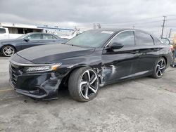 Salvage cars for sale at Sun Valley, CA auction: 2021 Honda Accord Sport