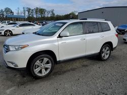 Salvage cars for sale from Copart Spartanburg, SC: 2012 Toyota Highlander Limited