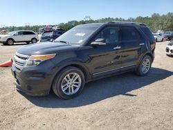 Salvage cars for sale at Greenwell Springs, LA auction: 2015 Ford Explorer XLT