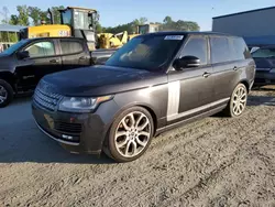 Salvage cars for sale from Copart Spartanburg, SC: 2014 Land Rover Range Rover HSE