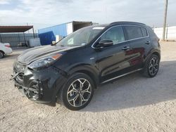 Salvage cars for sale at Andrews, TX auction: 2020 KIA Sportage SX