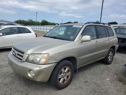 Salvage cars for sale from Copart Sacramento, CA: 2003 Toyota Highlander Limited