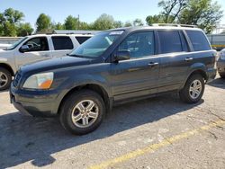 Salvage cars for sale from Copart Wichita, KS: 2005 Honda Pilot EXL