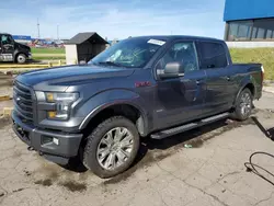Salvage cars for sale from Copart Woodhaven, MI: 2016 Ford F150 Supercrew