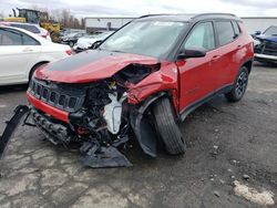 Salvage cars for sale at New Britain, CT auction: 2020 Jeep Compass Trailhawk