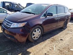 Salvage cars for sale from Copart Elgin, IL: 2012 Honda Odyssey LX