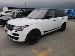 Salvage cars for sale at Grand Prairie, TX auction: 2015 Land Rover Range Rover