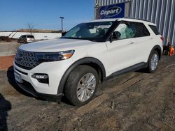 Salvage cars for sale at Mcfarland, WI auction: 2022 Ford Explorer Limited