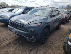 Jeep Cherokee salvage cars for sale: 2015 Jeep Cherokee Trailhawk