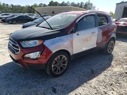 Salvage cars for sale at Ellenwood, GA auction: 2018 Ford Ecosport Titanium