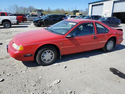 Salvage cars for sale at Duryea, PA auction: 1992 Ford Thunderbird LX