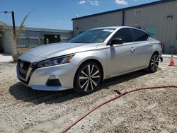 Nissan Altima SR salvage cars for sale: 2020 Nissan Altima SR