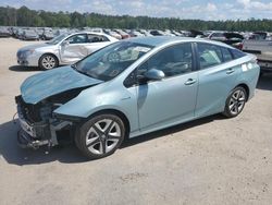 Salvage cars for sale from Copart Harleyville, SC: 2017 Toyota Prius