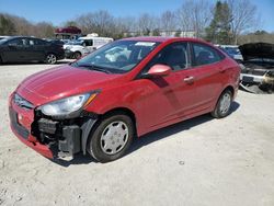 Salvage cars for sale from Copart North Billerica, MA: 2013 Hyundai Accent GLS
