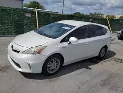 Salvage cars for sale from Copart Orlando, FL: 2013 Toyota Prius V