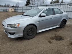 Salvage cars for sale from Copart Ontario Auction, ON: 2010 Mitsubishi Lancer ES/ES Sport