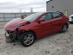 Salvage cars for sale from Copart Appleton, WI: 2018 Hyundai Elantra SEL