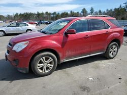 Salvage cars for sale from Copart Windham, ME: 2015 Chevrolet Equinox LT