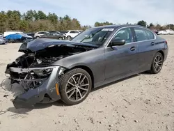 Salvage cars for sale from Copart Mendon, MA: 2022 BMW 330XI
