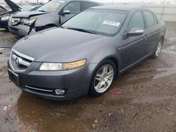 Salvage cars for sale at Elgin, IL auction: 2008 Acura TL