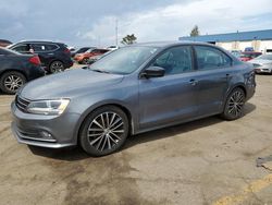 Salvage cars for sale at Woodhaven, MI auction: 2016 Volkswagen Jetta Sport